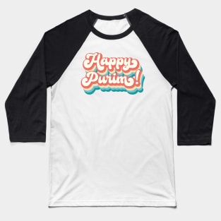Happy Purim Baseball T-Shirt